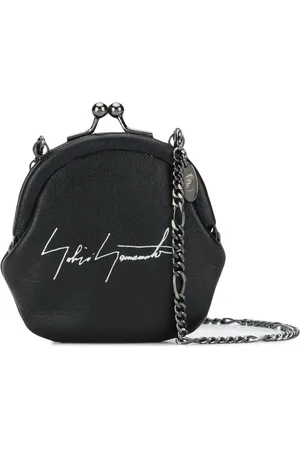YOHJI YAMAMOTO Logo print twist wallet