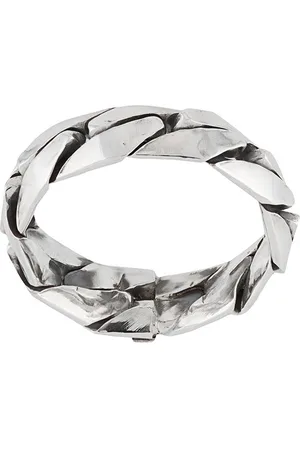EMANUELE BICOCCHI Engraved-logo band ring