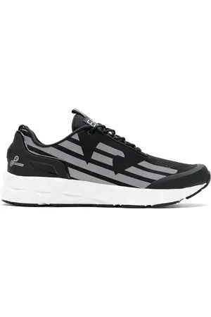 EA7 Side logo-print low-top sneakers