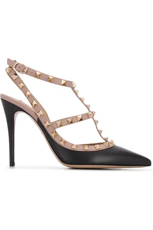 VALENTINO GARAVANI 105mm Rockstud leather pumps