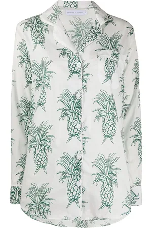 Desmond & Dempsey Howie Pineapple Signature pyjama set