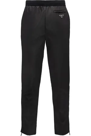 Prada Panelled straight-leg trousers
