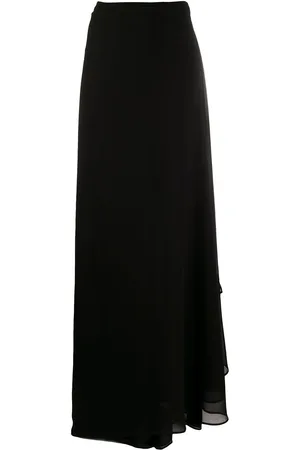 TALBOT RUNHOF Draped-side wide-leg trousers