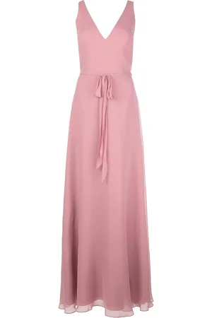 Marchesa Notte V-neck sleeveless gown