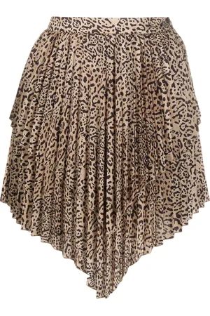 WANDERING Layered pleated skirt