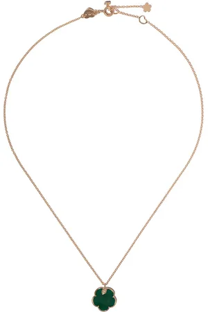 Pasquale Bruni 18kt rose gold Bon Ton green agate and diamond necklace