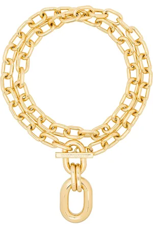 Paco rabanne Double-wrap chain necklace