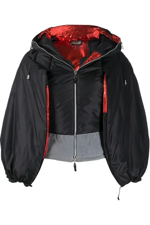 Gianfranco Ferré 1990s puffed sleeves hooded jacket