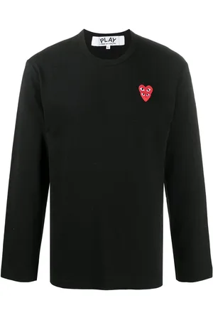 Comme des Garçons Embroidered Two Heart T-shirt