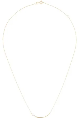 LE STER 18kt yellow diamond Bengal flare large necklace