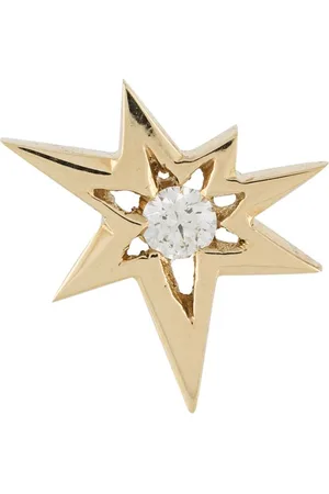 LE STER 18kt yellow diamond Bang right stud earring