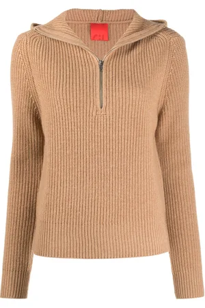 Cashmere In Love Ribbed-knit hoodie