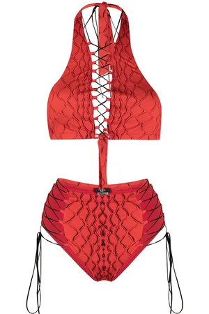 Noire Swimwear Addicted snakeskin print bikini