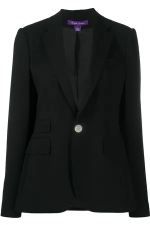 Ralph Lauren Wool-crepe tailored blazer