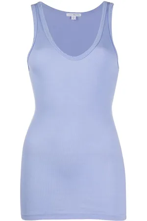 James Perse Scoop-neck tank top