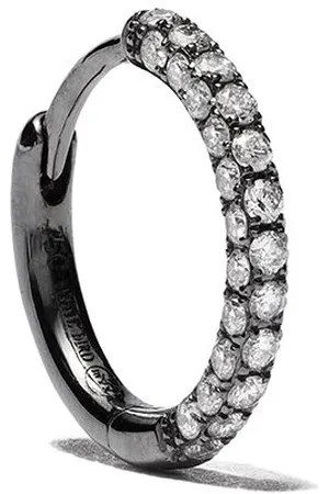 We by White Bird 18kt gold Giulia diamond single hoop
