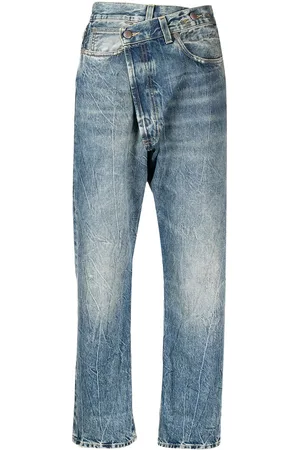 R13 Crossover high-rise jeans