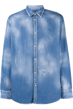 Dsquared2 Distressed-effect denim shirt