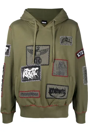 KTZ Patch-detailed drawstring hoodie