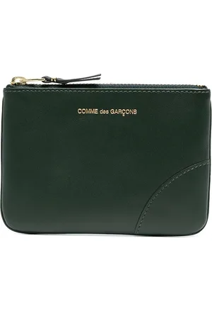 Comme des Garçons Logo-print zip-up wallet
