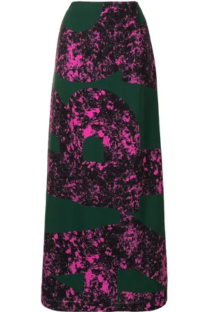 Colville Abstract print long skirt