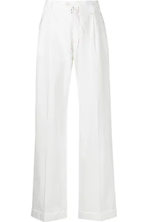 Maison Margiela High-waisted straight-leg trousers