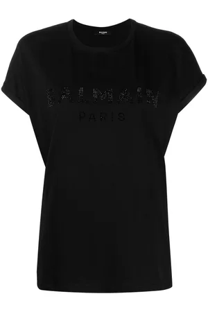 Balmain Embellished-logo T-shirt