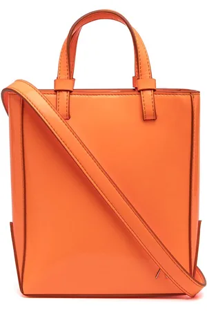 The Attico Open-top leather tote bag