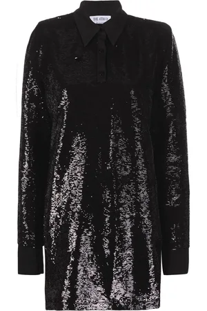 The Attico Sequin-embellished mini dress
