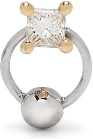 DELFINA DELETTREZ 18kt diamond Two in One piercing earring