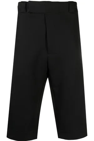 Prada Logo patch cropped trousers