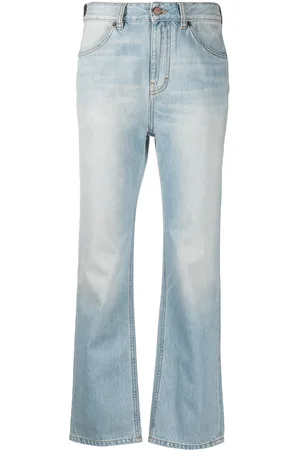 Victoria Beckham Mid-rise light-wash flared jeans