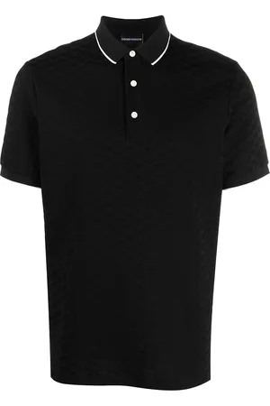 Emporio Armani Logo embroidered polo shirt