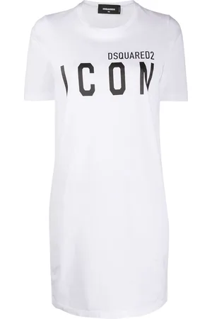 Dsquared2 Long-print T-shirt dress