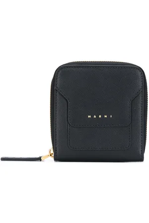Marni Logo-debossed zip wallet