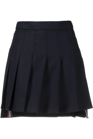 Thom Browne Dropped back mini pleated skirt