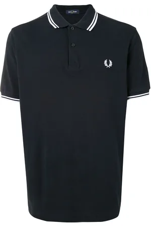 Fred Perry Stripe-trim logo polo shirt