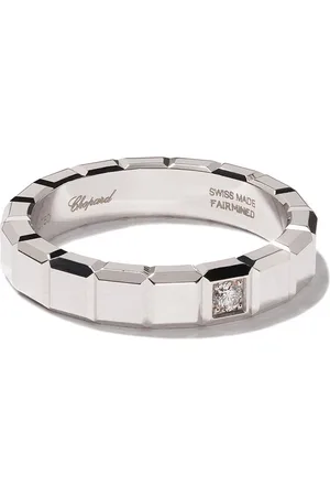 Chopard 18kt white gold Ice Cube diamond ring