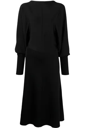 Victoria Beckham Puff-sleeve mid-length dress
