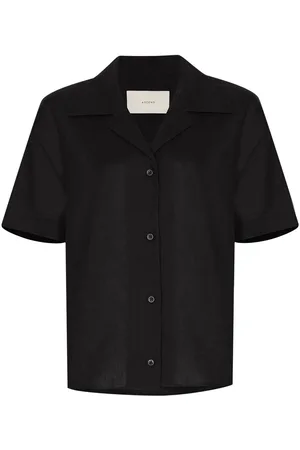 ASCENO Organic linen button-up shirt