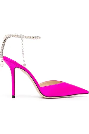 Jimmy Choo Saeda 100mm satin pumps