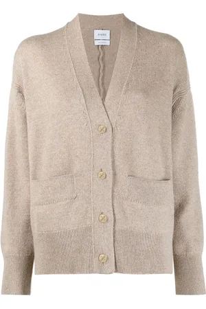 Barrie Rib-detail cashmere cardigan
