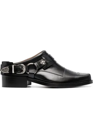 TOGA VIRILIS Buckled leather slip-on boots