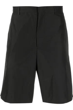 Prada Triangle patch logo shorts