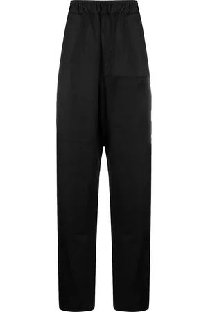 Jil Sander Elasticated waist wide-leg trousers