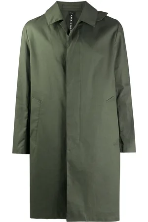 MACKINTOSH MANCHESTER single-breasted car coat