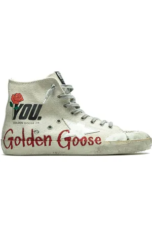 Golden Goose Francy "Beige/Red Rose" sneakers