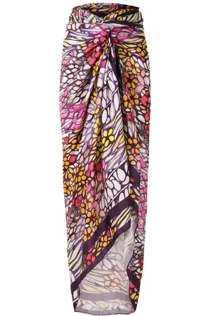 AMIR SLAMA Silk oversized beach skirt