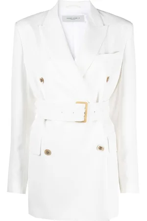 Golden Goose Double-breasted belted blazer