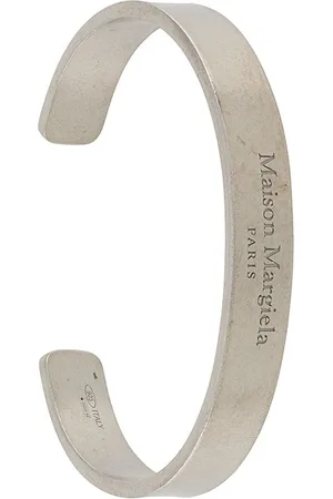 Maison Margiela Logo-engraved cuff bracelet